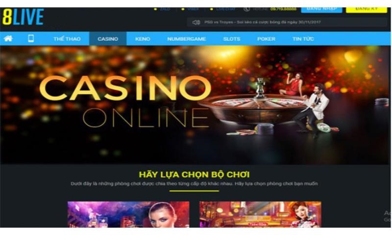 Giải mã sức hút sảnh casino 8live.