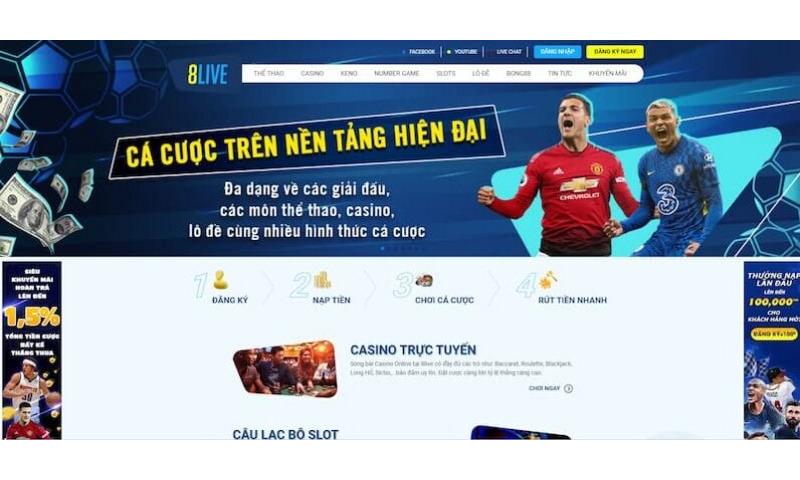 Truy cập 8live an toàn.