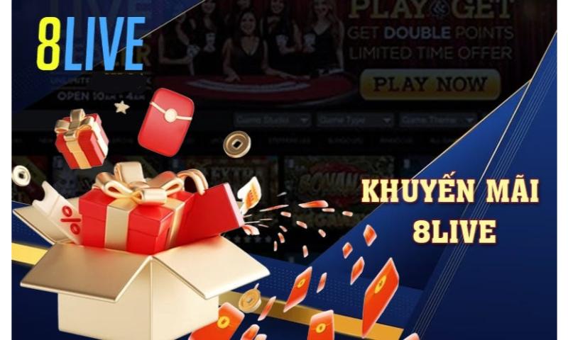 Nhà cái 8live có nhiều ưu đãi độc đáo.