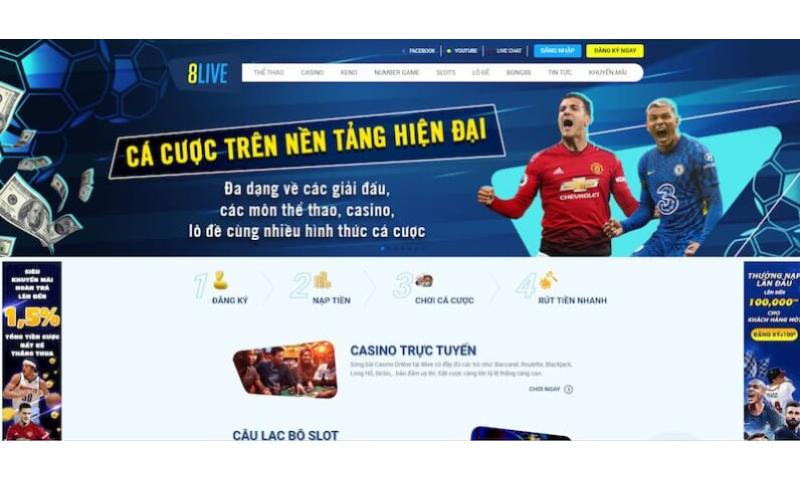 Quy trình tải ứng dụng 8live đơn giản.